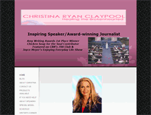 Tablet Screenshot of christinaryanclaypool.com